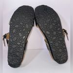 EUC TAOS Zephyr Black Gold Metallic Sandals Photo 4