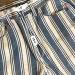 American Eagle  striped blue white mom jeans Photo 4