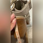 Sorel  Sandals Nadia Taupe Suede Strappy Lace Up Chunky Block Heel Shoes Size 10 Photo 7