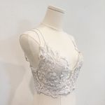 Free People Free People Adella Women's Lace Bralette in White Size Large Photo 3