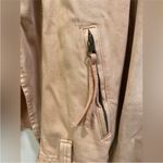 Free People  Light Pink Denim Motorcycle Style Jacket Photo 3