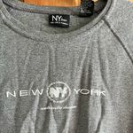 New York & company long sleeve shirt in gray size Large y2k vintage Photo 1