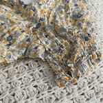 Bardot  Floral Ruched Mini Dress | Yellow & Grey Photo 2