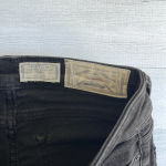 ALLSAINTS  Faded Black Skinny Leg Denim with Genuine Leather Patches 25 Photo 4