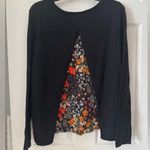 Anthropologie Kachel X Sweater with Floral Back Panel Photo 1