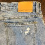 Avec Les Filles  80754 Womens Straight Light Wash Distressed Raw Hem Jeans 26 Photo 6