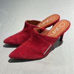 Calvin Klein Grecia suede mules heel shoes Size 7.5 B39 Photo 1