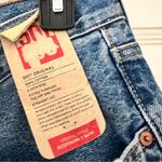 Levi's 501 Blue Patched High Rise Straight Leg Jeans Size 30x30 NWT Photo 3