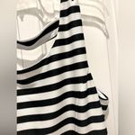 Black and White Striped Sleeveless Dress Size L Photo 1