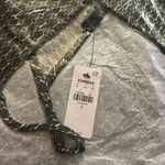 EXPRESS New Satin Printed V-Neck Midi Downtown Cami Slip Dress Photo 4