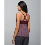 Lululemon  Breathe In Tank Heathered Bordeaux Drama / Rust Berry Size 6 Photo 2