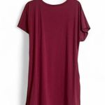 LuLaRoe Dress/Tunic Sz 2XL Mitzi Pink Print Dolman Sleeves Pockets Photo 1