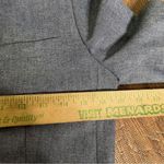 J.Crew  Regent Blazer Jacket Chambray Denim Ruffles‎ Academia Career Office Sz 0 Photo 11