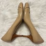 Michael Kors MICHAEL Fulton Leather High Heel Shoes Beige Size 8.5 Photo 5
