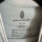 Free People  Good Karma Ice Gray Form Fitting Workout Top X/S NWOT Photo 4