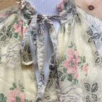 Jonathan Logan Vintage Floral Flower Prairie Dainty Long Sleeve Dress Size 7/8 Pink Size M Photo 2