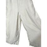 Halston Linen‎ Blend Cream Color Wide Leg Trousers Size L Size L Photo 5