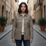 Chico's CHICO’S Quilted  Jacket Sz 1 Photo 1