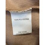 Bacio Women's Brown Rib Knit Sleeveless One Shoulder Yoga Bodysuit Tank Top Sz S Photo 3