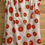 Vintage Sindrella Size Medium Retro Floral Print Babydoll Style Nightgown Dress Red Photo 7