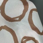 Vintage Vera Neumann Scarf Dots Squares‎ Rectangular Brown White Acetate 15x45 Photo 6