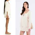 Alexis Cream Azize Split Sleeve Chain Mini Dress Size Small Photo 12