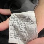 Larry Levine ‎ down, puffer coat with fox tail fur trim with flaws womens small Photo 3