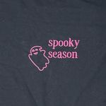 Time and Tru Spooky Season Ghost Crewneck Sweatshirt Women’s Small Black Photo 2