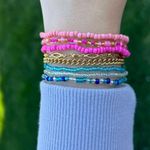 Pink Stack Boho Beaded Bracelets Photo 1