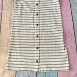 Madewell Dress Cotton Striped Short Sleeve Button Back Mini Size XS Photo 9