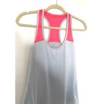 Athleta  Chi Tank Top Hot Pink Grey Mesh Racerback Lightweight Workout Shirt Sz M Photo 9