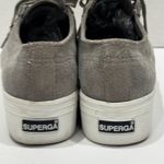 Superga  Chunky Platform Sneakers Suede Grey Women's Size 5 EU 35 Photo 7