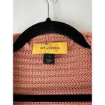 St. John Chunky Knit Sleeveless Open Front Long Waterfall Cardigan Sweater Small Photo 9