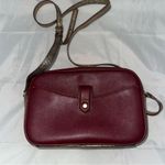 Vintage Gili Got It Love It Leather Cranberry Crossbody Purse Original Box Red Photo 0