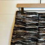 SABINE Stylish Striped Mini Women's Skirt Soft Sequins Boho Western Chic Black Photo 11