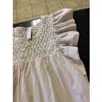 Scarlett Poppies Dress Sz XS Sundress Cotton Ruffle Beige Pockets Beachy Light Tan Photo 2