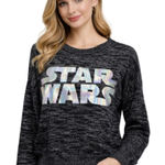 H&M Divided x  Star Wars Foil Graphic Sweatshirt Size M Geek Chic Techno Photo 0