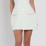 Heiress Beverly Hills Strapless A Line Pocket Mini Dress White XL Bridal Chic Photo 0