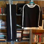 Black and White Tracksuit Set, Loose Fit Size undefined Photo 1