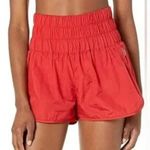 Free People Movement The Way Home Shorts Red Medium Photo 0