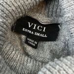 VICI  Grey Turtleneck Sweater Size Extra Small Photo 4