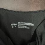 Aerie  One Piece Full Coverage Swimsuit Black Tie‎ Front Cutout Size Small Photo 6