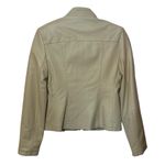 Vera Pelle Black Horse Co. L Leather Jacket Made in Italy Florence Stone Beige Photo 4