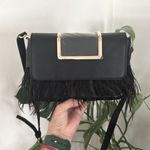 Venus  crossbody black purse NWOT Photo 4