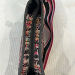 Haute Shore Pink Multicolored Tweed Print Neoprene Shoulder Crossbody Purse Black Photo 9
