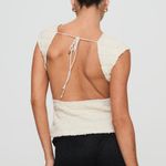 Princess Polly White Backless Top Photo 3