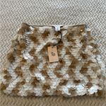 Sincerely Jules Cream Sequin Mini Skirt Size XS Photo 4