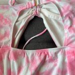 Xhilaration Juniors' Pink Tie-Dye Shoulder Tie Swimsuit - Size Large - NWT Photo 5