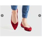 Rothy's The Point Red Camo Knit Flats Women US W8.5 Rare Retired Comfort Photo 1