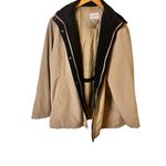 White Stag Size 2X Plus Beige Jacket Hooded Snap Front Water-Resistant Women Photo 8